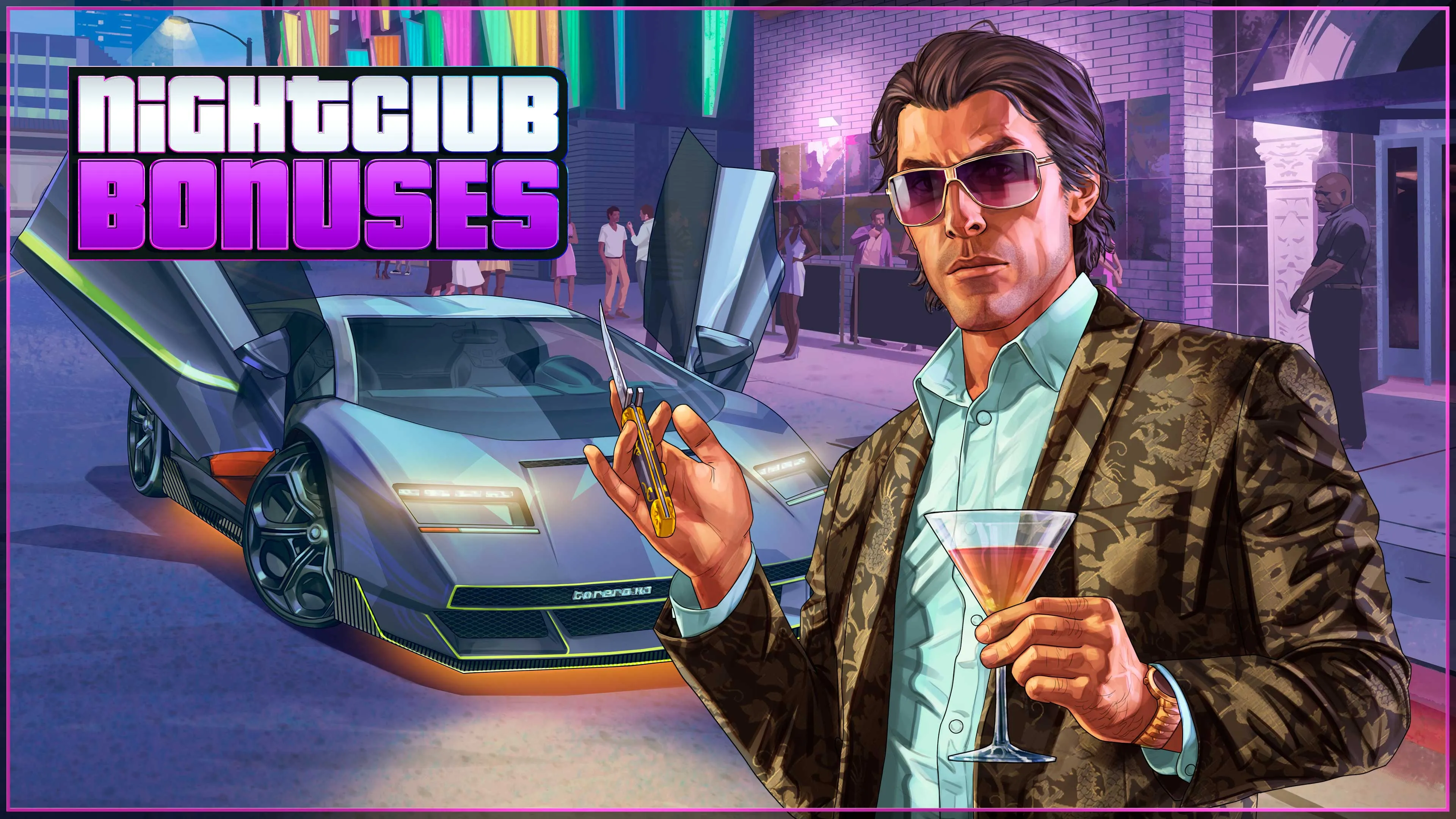 Ein Nachtclub in GTA Online.