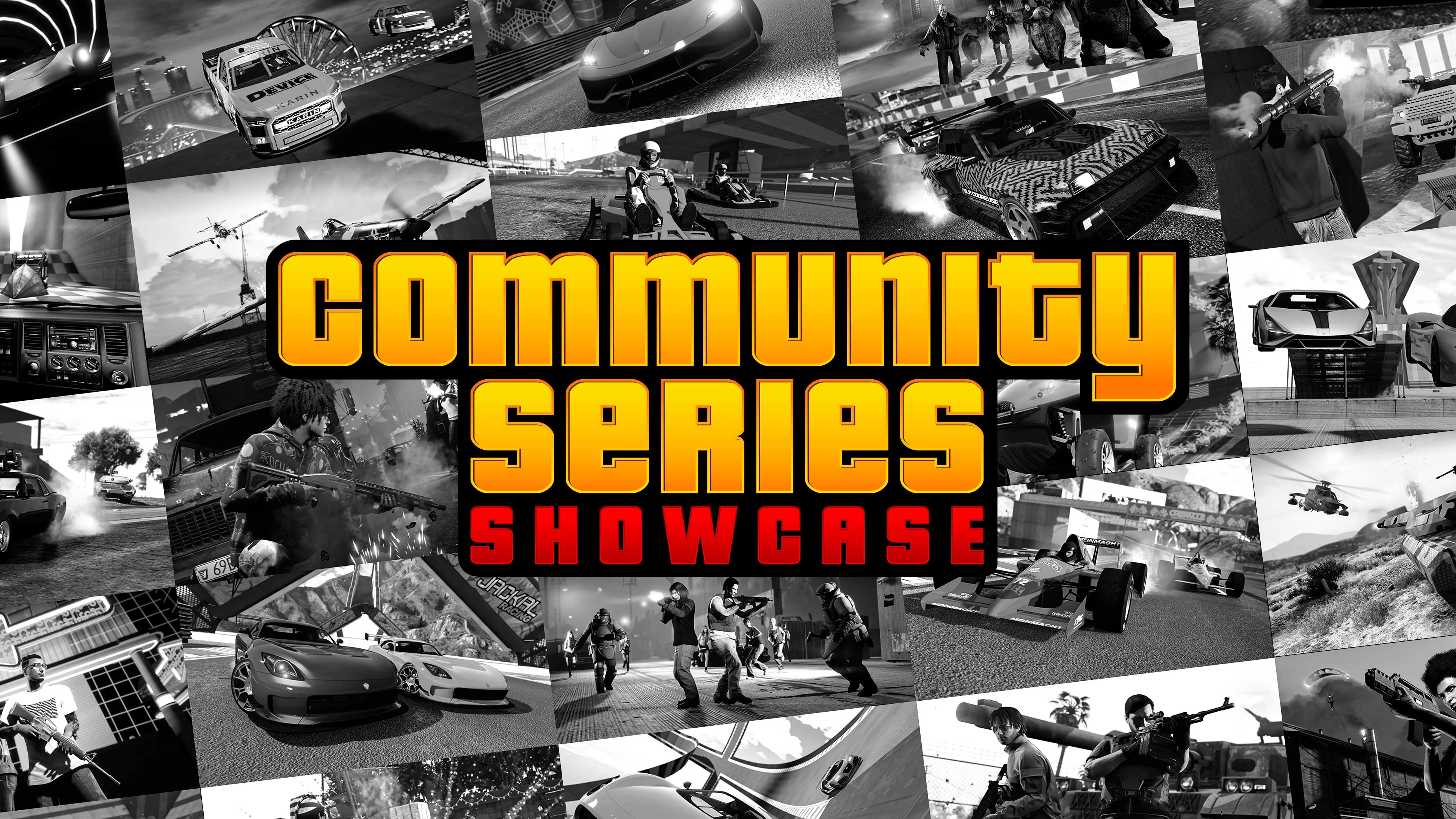 Image promotionnelle de la Community Series Showcase dans GTA Online.
