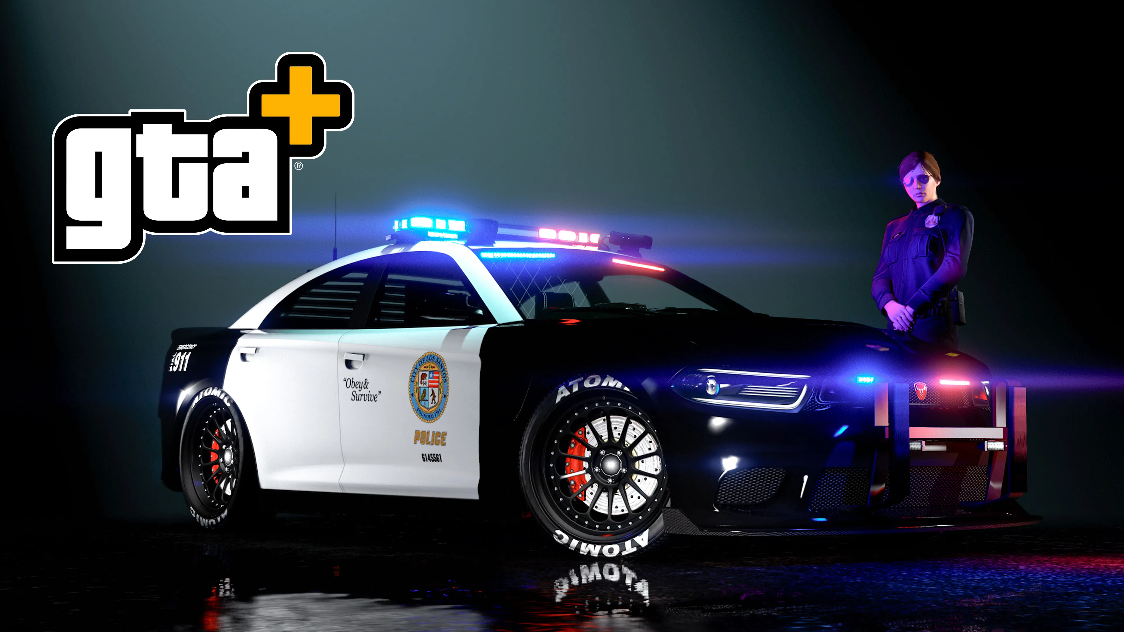 The Bravado Buffalo STX Pursuit law enforcement vehicle.