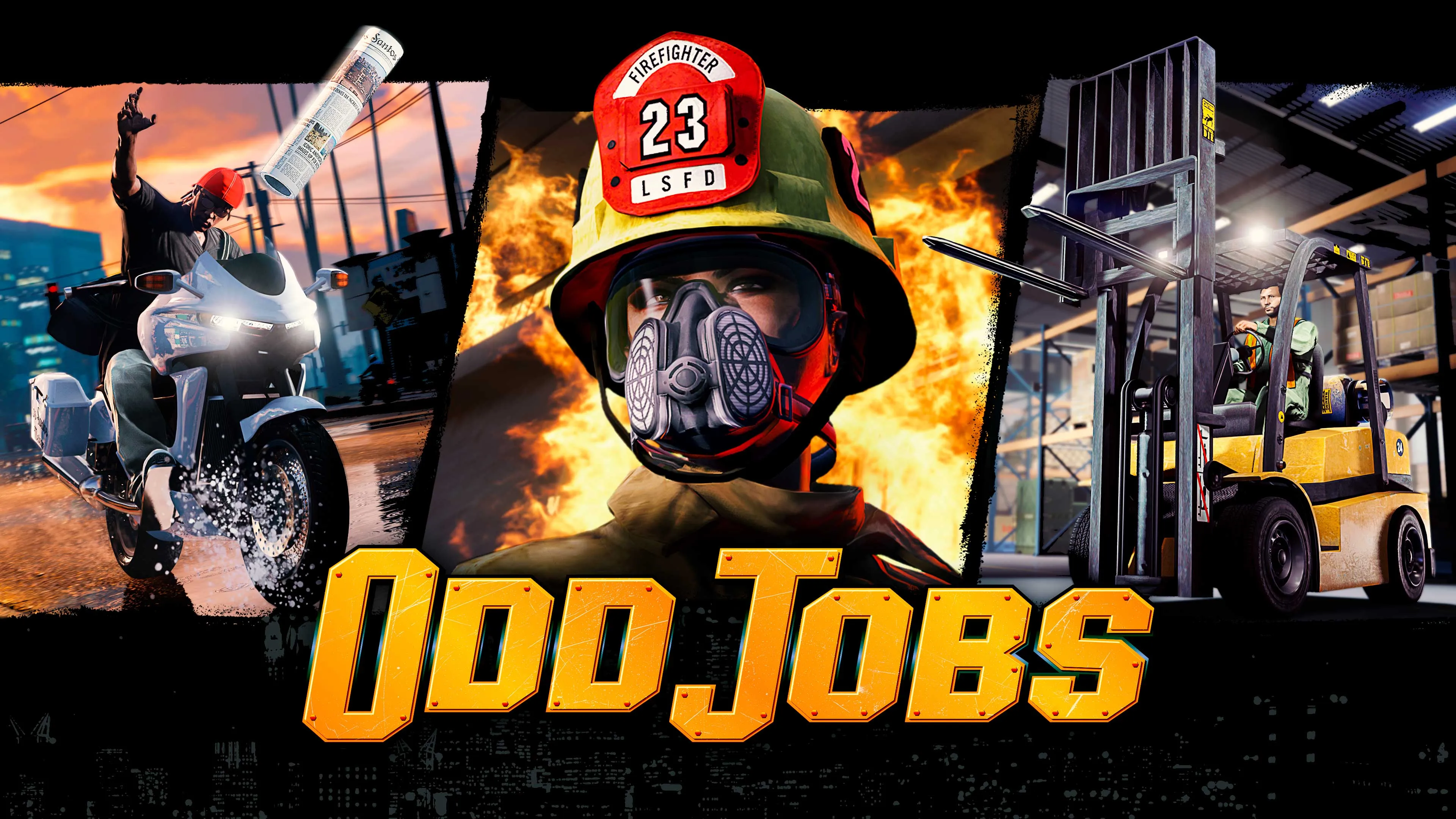 The new Firefighter Odd Job in GTA Online.