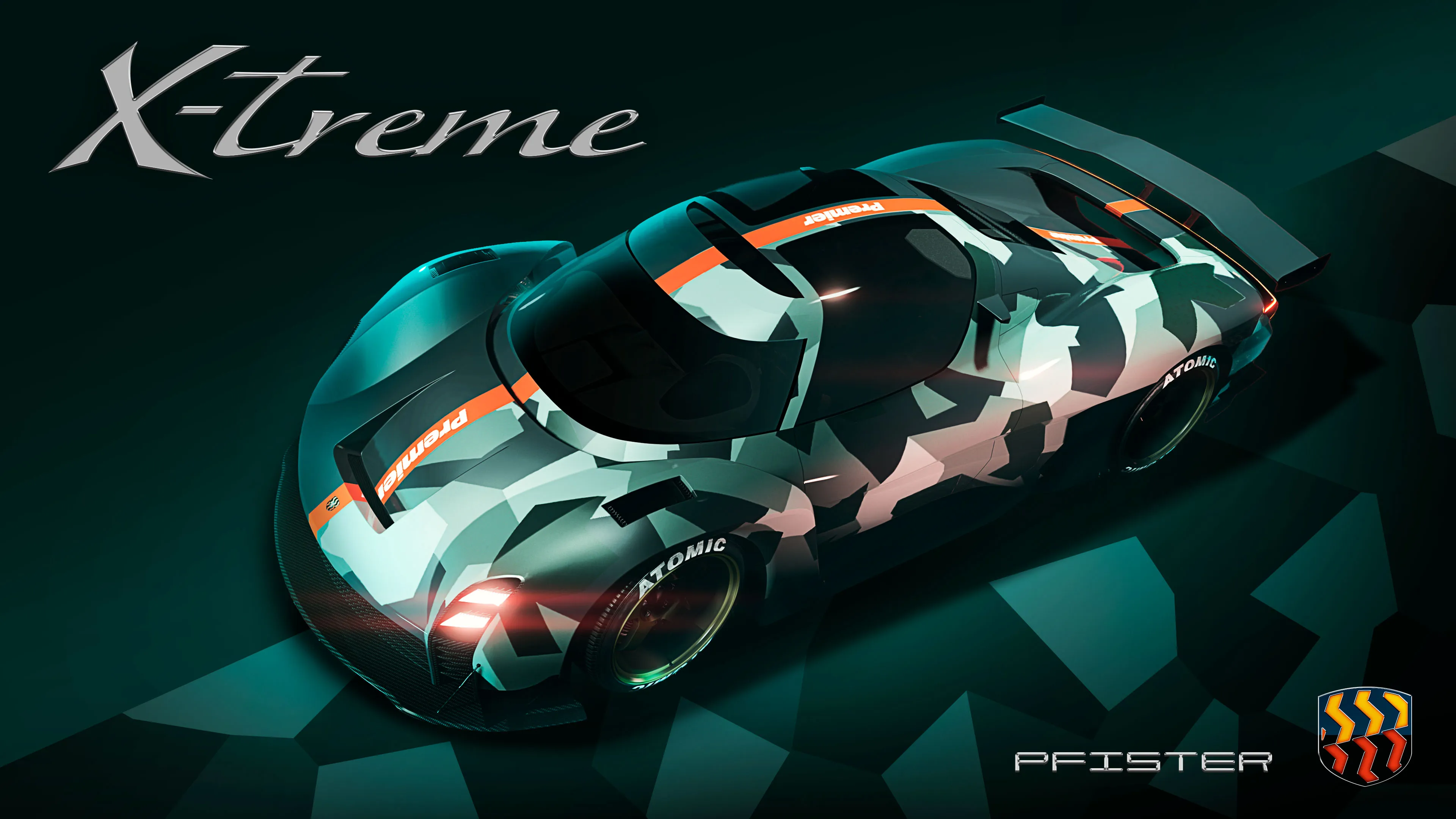The Pfister X-Treme in the Premier Half Camo livery.